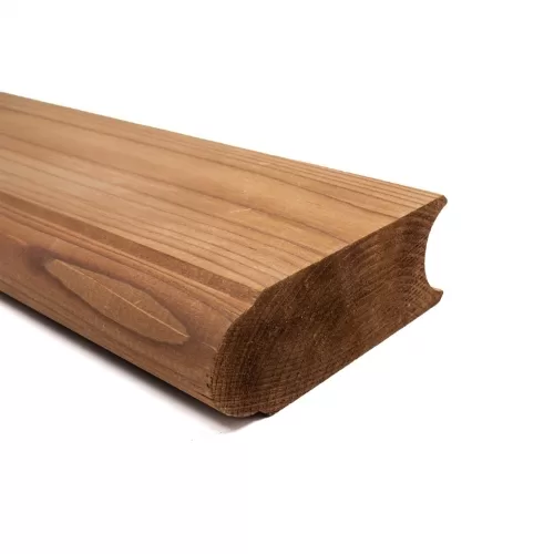 Thermo wood cladding board Saremos Sauna HS for saunas and hot tubs, angled profile