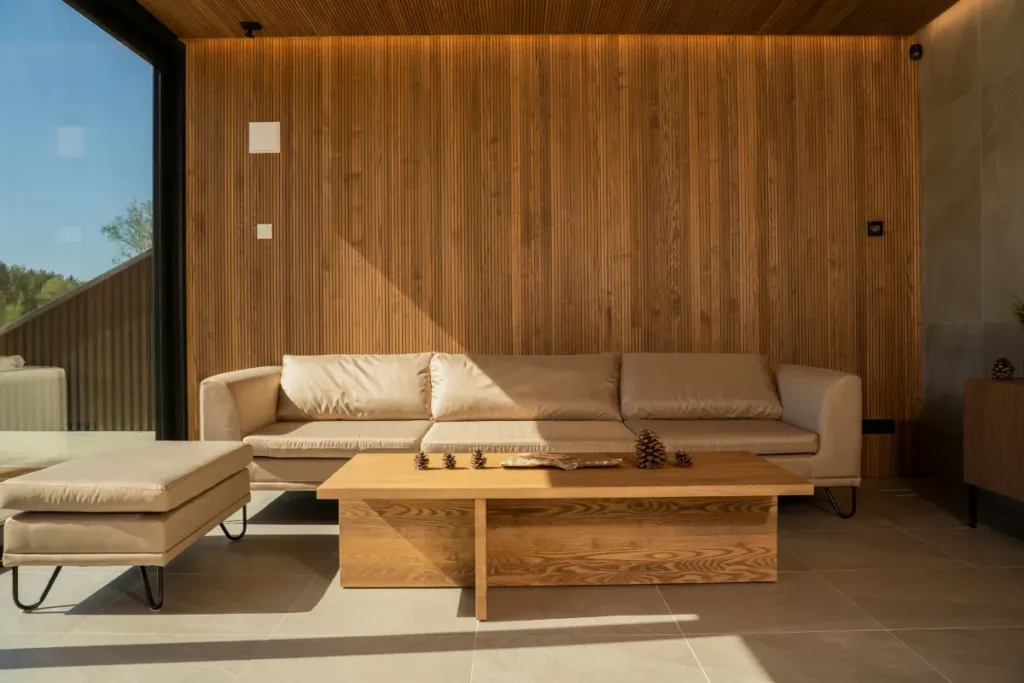 Horizontal or Vertical Interior Wood Cladding: How Does It Change the Sense of Space?
